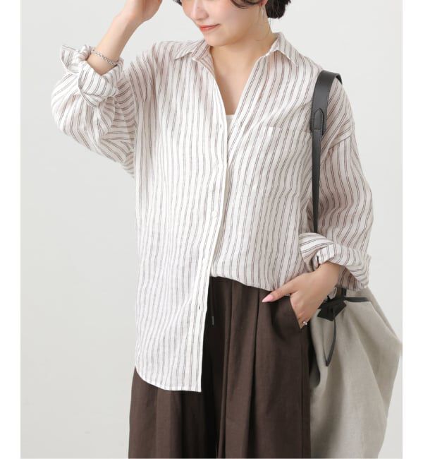 JOURNAL STANDARD relume「No.66フレンチリネンビッグスキッパー」|シャツ・ブラウス|