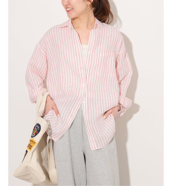 JOURNAL STANDARD relume「No.66フレンチリネンビッグスキッパー」|シャツ・ブラウス|
