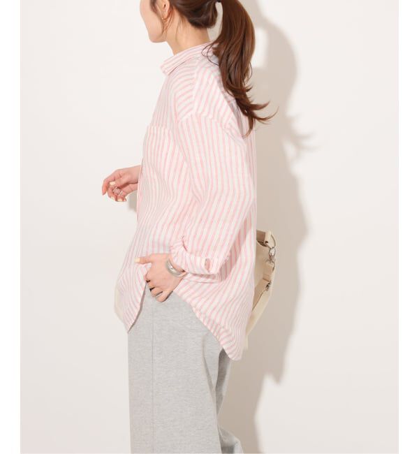 JOURNAL STANDARD relume「No.66フレンチリネンビッグスキッパー」|シャツ・ブラウス|