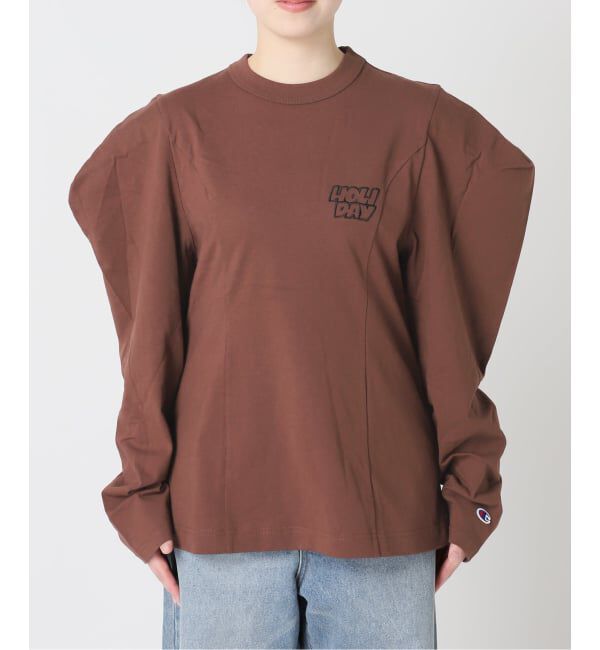 JOURNAL STANDARD「別注【CHAMPION*JOURNAL STANDARD by HOLIDAY】16s/1 Jersey PUFF」|Tシャツ・カットソー|