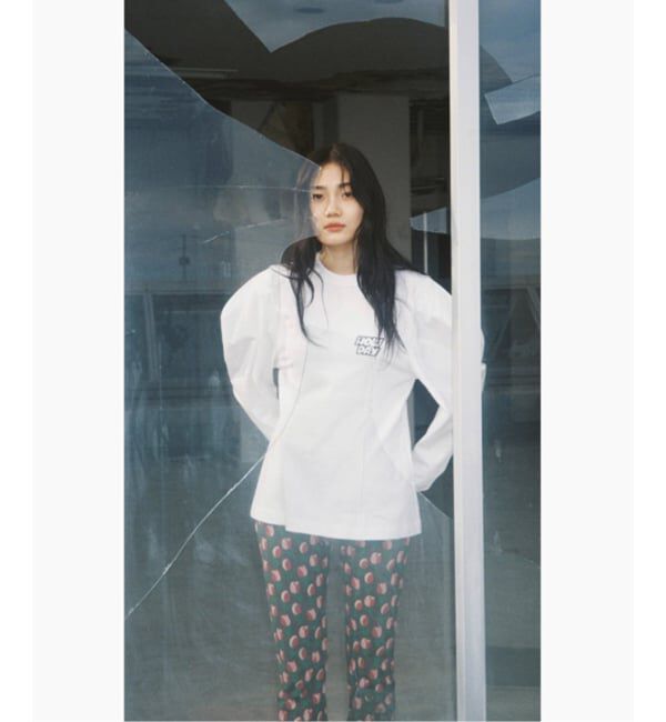 JOURNAL STANDARD「別注【CHAMPION*JOURNAL STANDARD by HOLIDAY】16s/1 Jersey PUFF」|Tシャツ・カットソー|ホワイト