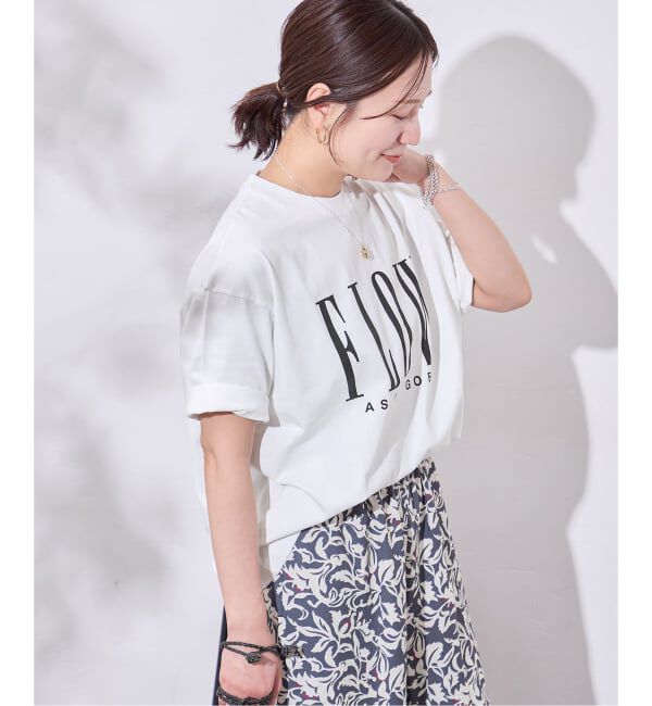 JOURNAL STANDARD「《予約》FLOW LOGO TEE」|Tシャツ・カットソー|