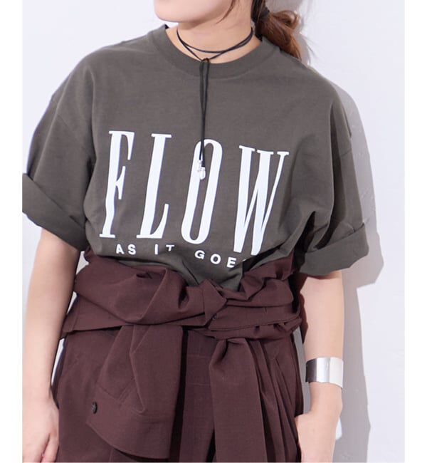 JOURNAL STANDARD「《予約》FLOW LOGO TEE」|Tシャツ・カットソー|