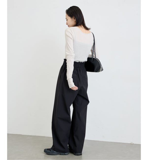 JOURNAL STANDARD「《追加3》【撥水/接触冷感/洗える/UVカット】リネンナイロンストレッチワイドパンツ」|その他|