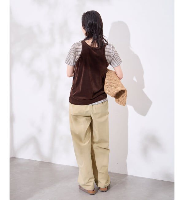 JOURNAL STANDARD「《追加3》【撥水/接触冷感/洗える/UVカット】リネンナイロンストレッチワイドパンツ」|その他|