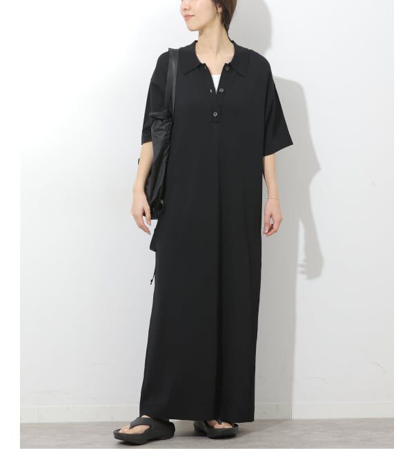 JOURNAL STANDARD relume「［接触冷感 / UVカット］クールヤーンサマーニットポロシャツワンピース」|ワンピース|