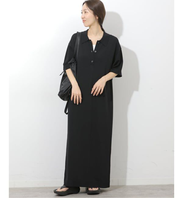 JOURNAL STANDARD relume「［接触冷感 / UVカット］クールヤーンサマーニットポロシャツワンピース」|ワンピース|