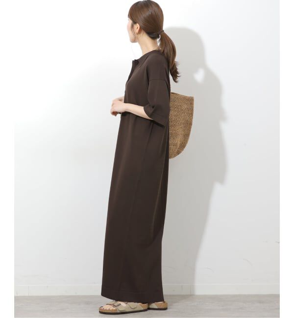 JOURNAL STANDARD relume「［接触冷感 / UVカット］クールヤーンサマーニットポロシャツワンピース」|ワンピース|
