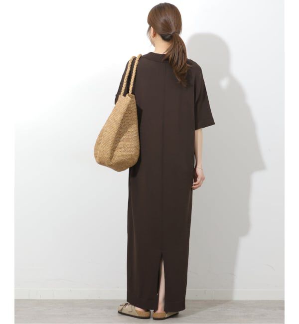 JOURNAL STANDARD relume「［接触冷感 / UVカット］クールヤーンサマーニットポロシャツワンピース」|ワンピース|