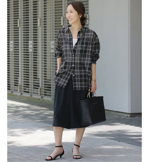 JOURNAL STANDARD relume「シアーボイルコットンチェックシャツ」|シャツ・ブラウス|