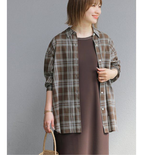 JOURNAL STANDARD relume「シアーボイルコットンチェックシャツ」|シャツ・ブラウス|