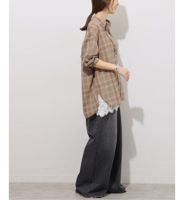 JOURNAL STANDARD relume「シアーボイルコットンチェックシャツ」|シャツ・ブラウス|