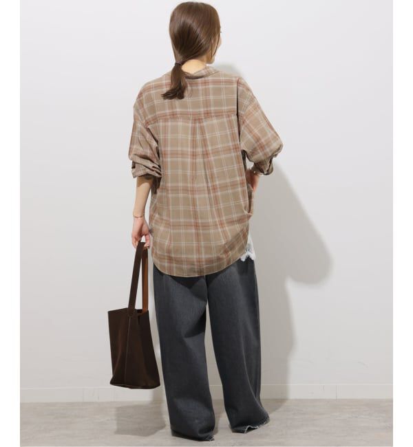 JOURNAL STANDARD relume「シアーボイルコットンチェックシャツ」|シャツ・ブラウス|