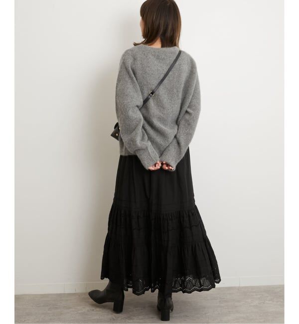 JOURNAL STANDARD relume「《WEB限定追加予約3》コットンボイルタック刺繍ロングスカート」|スカート|