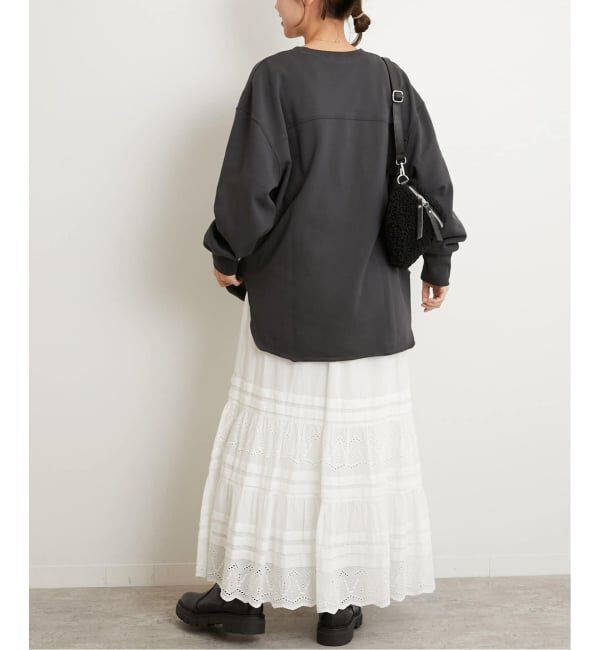 JOURNAL STANDARD relume「《WEB限定追加予約3》コットンボイルタック刺繍ロングスカート」|スカート|