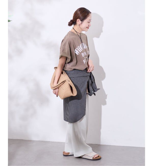 JOURNAL STANDARD「《追加2》ラウンドヘムピグメントT」|Tシャツ・カットソー|