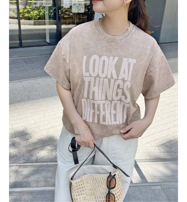 JOURNAL STANDARD「《追加2》ラウンドヘムピグメントT」|Tシャツ・カットソー|