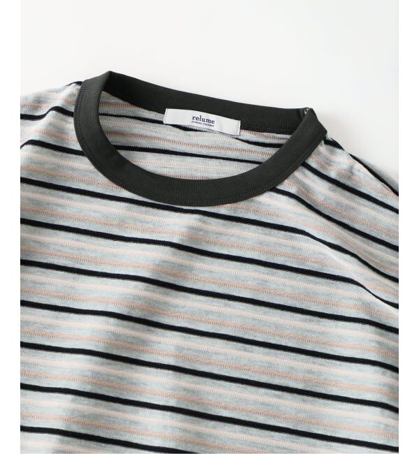 JOURNAL STANDARD relume「テクスチャー マルチボーダー Tシャツ」|Tシャツ・カットソー|