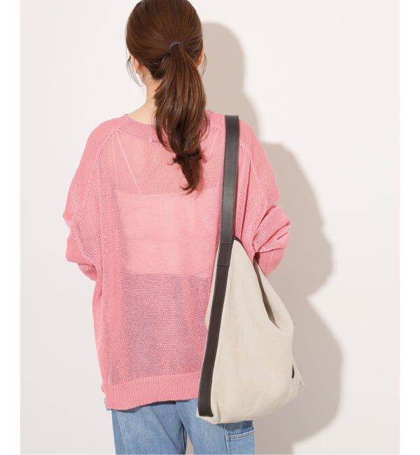 JOURNAL STANDARD relume「《追加2》PEリネンルーズVカーディガン」|カーディガン|