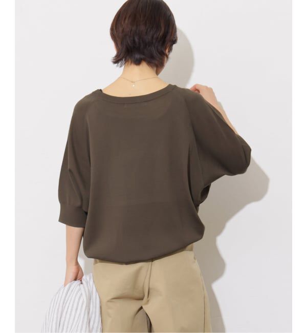 JOURNAL STANDARD relume「《WEB限定追加予約》接触冷感 / ウォッシャブルクールドルマンプルオーバー」|ニット・セーター|