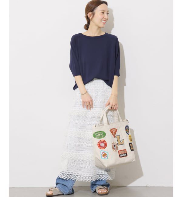 JOURNAL STANDARD relume「《WEB限定追加予約》接触冷感 / ウォッシャブルクールドルマンプルオーバー」|ニット・セーター|