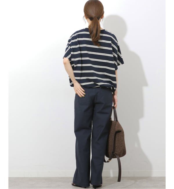 JOURNAL STANDARD relume「《追加予約》フレンチスリーブボーダーTシャツ」|Tシャツ・カットソー|