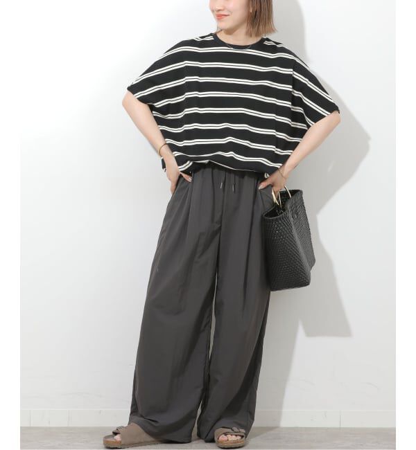JOURNAL STANDARD relume「《追加予約》フレンチスリーブボーダーTシャツ」|Tシャツ・カットソー|