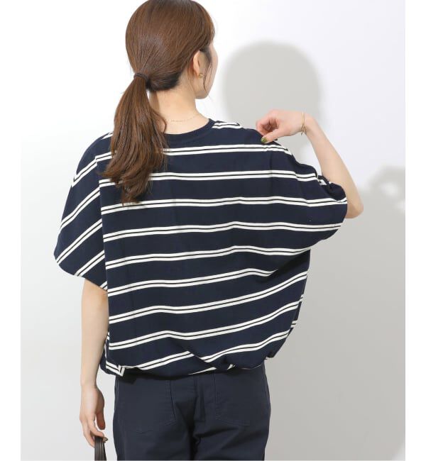 JOURNAL STANDARD relume「《追加予約》フレンチスリーブボーダーTシャツ」|Tシャツ・カットソー|