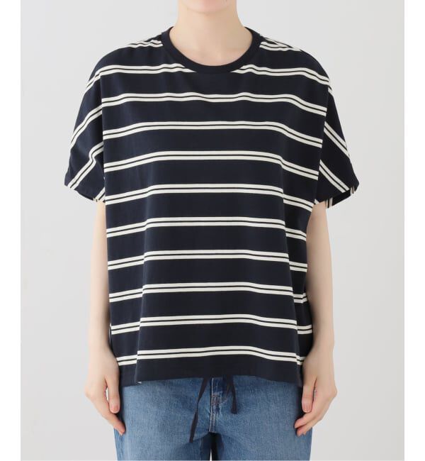 JOURNAL STANDARD relume「《追加予約》フレンチスリーブボーダーTシャツ」|Tシャツ・カットソー|
