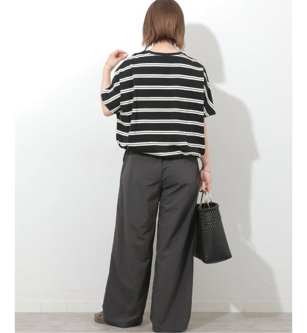 JOURNAL STANDARD relume「《追加予約》フレンチスリーブボーダーTシャツ」|Tシャツ・カットソー|