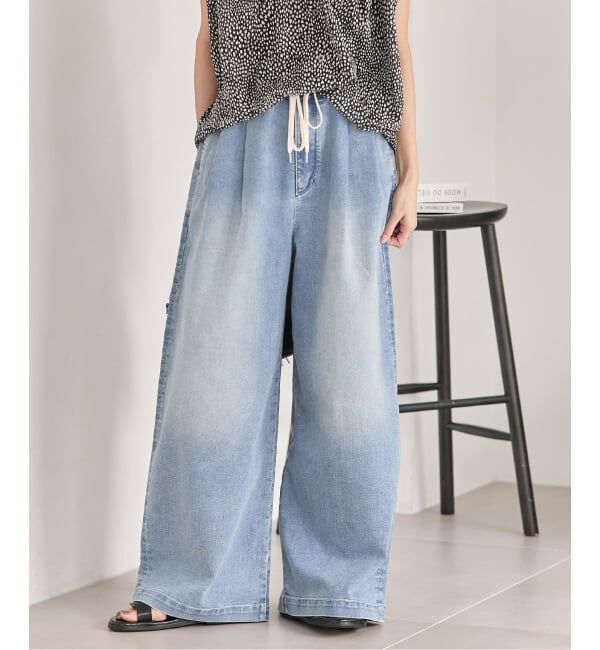 JOURNAL STANDARD「《追加2》TuckEasyDENIM By COOLMAX(R)fabric」|デニム|サックスブルー