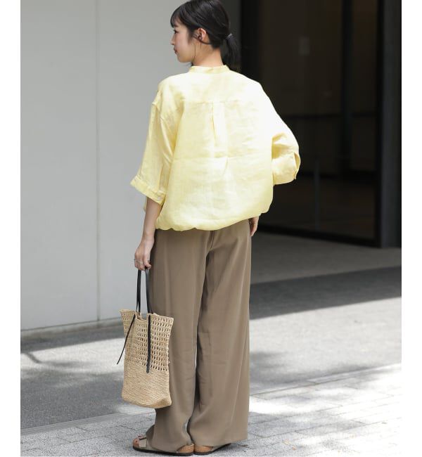 JOURNAL STANDARD relume「《予約》カラーリネンドロストシャツ」|シャツ・ブラウス|