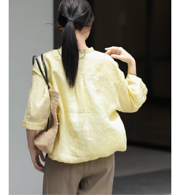 JOURNAL STANDARD relume「《予約》カラーリネンドロストシャツ」|シャツ・ブラウス|