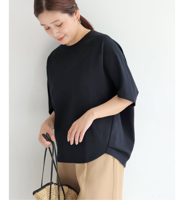 JOURNAL STANDARD「《追加2》【接触冷感】クールタッチ ORIGAMI Sleeveプルオーバー」|Tシャツ・カットソー|ブラック