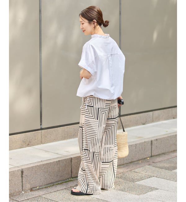JOURNAL STANDARD「《追加予約2》ハードマンズリネンコットンフレンチスリーブスキッパーシャツ」|シャツ・ブラウス|