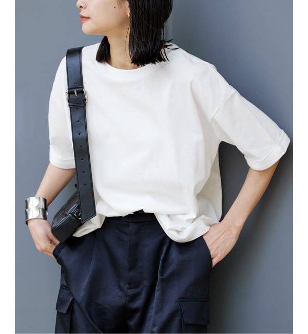 JOURNAL STANDARD「《追加》汗ジミ防止天竺ビッグT」|Tシャツ・カットソー|ホワイト