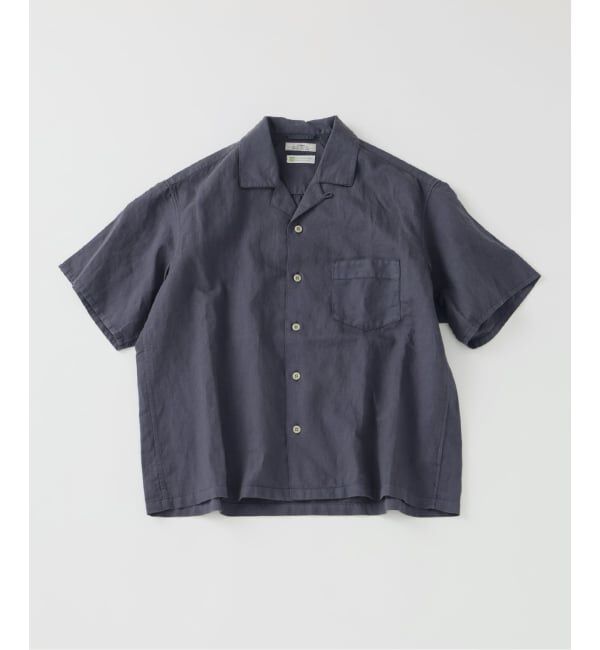 JOURNAL STANDARD relume「《予約》European Flax / ヨーロピアンフラックス ガーメントダイ 半袖シャツ」|シャツ・ブラウス|