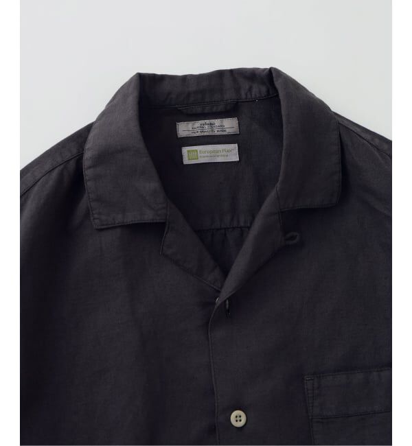 JOURNAL STANDARD relume「《予約》European Flax / ヨーロピアンフラックス ガーメントダイ 半袖シャツ」|シャツ・ブラウス|