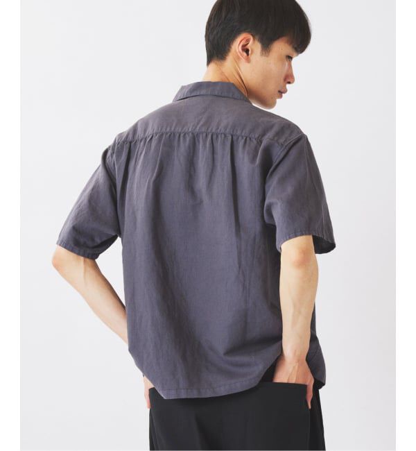 JOURNAL STANDARD relume「《予約》European Flax / ヨーロピアンフラックス ガーメントダイ 半袖シャツ」|シャツ・ブラウス|