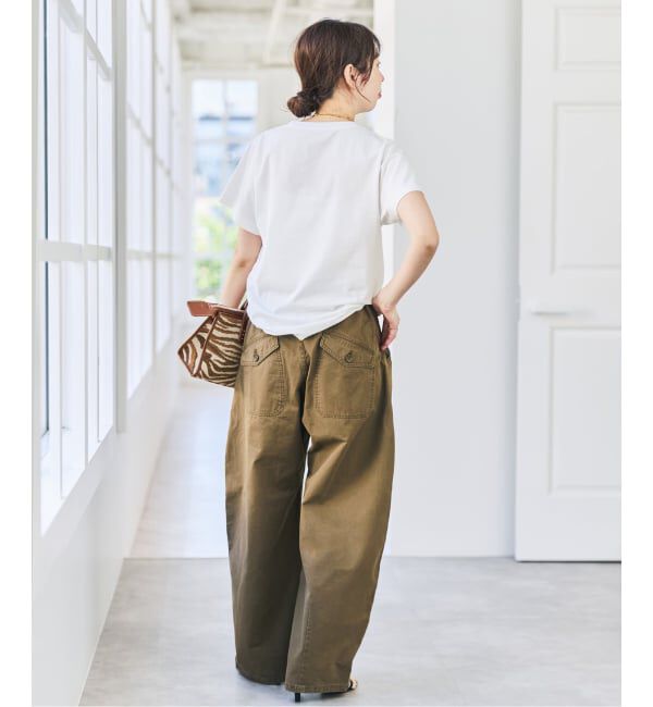 Spick and Span「汗染み防止ファインコットンTシャツ」|Tシャツ・カットソー|
