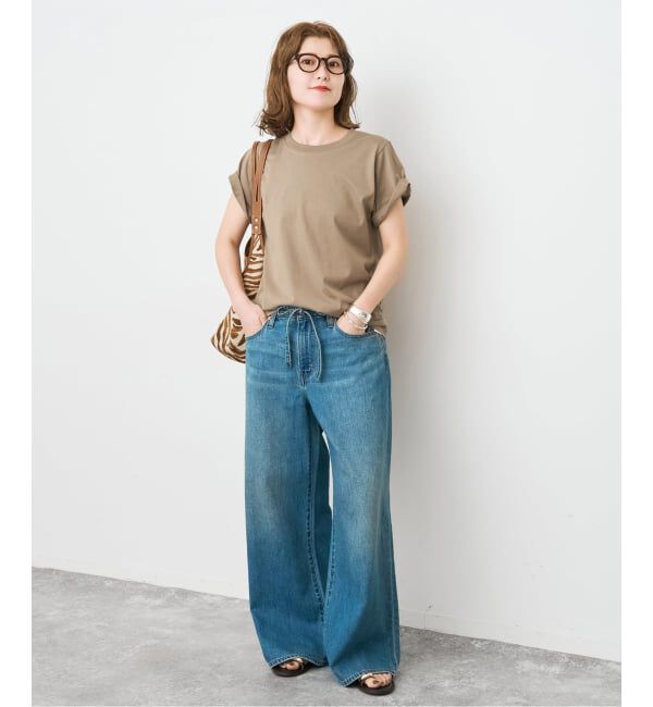 Spick and Span「汗染み防止ファインコットンTシャツ」|Tシャツ・カットソー|