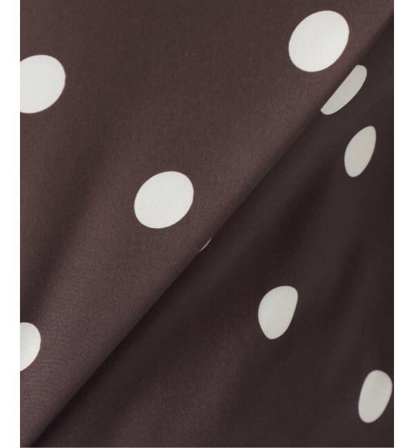 Spick and Span「《一部店舗+WEB限定 / 追加》ドットフレンチスリーブシャツ」|シャツ・ブラウス|