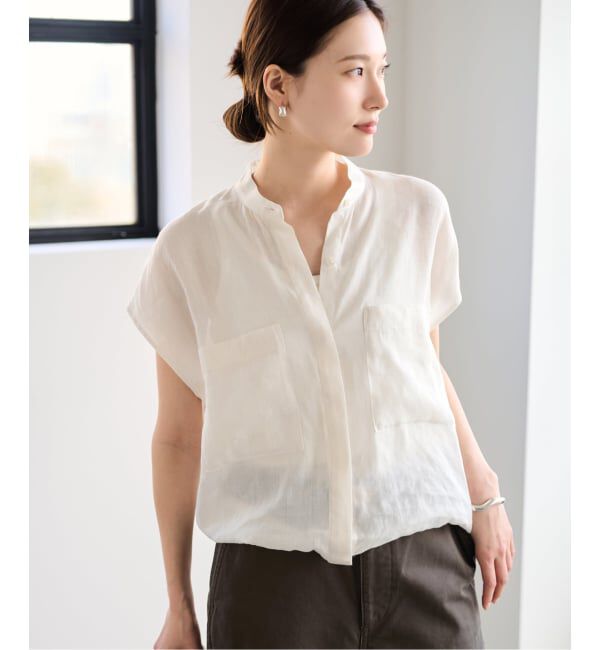 FRAMeWORK「≪一部カラーWEB限定 / 追加≫キャップスリーブドロストシャツ」|シャツ・ブラウス|