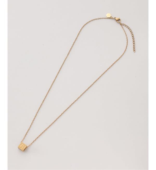 NOBLE「PETIT MOMENTS/プティモーメント Intial Block Necklace」|ネックレス|