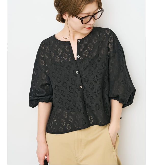 Spick and Span「《WEB限定》レースボレロブラウス」|シャツ・ブラウス|