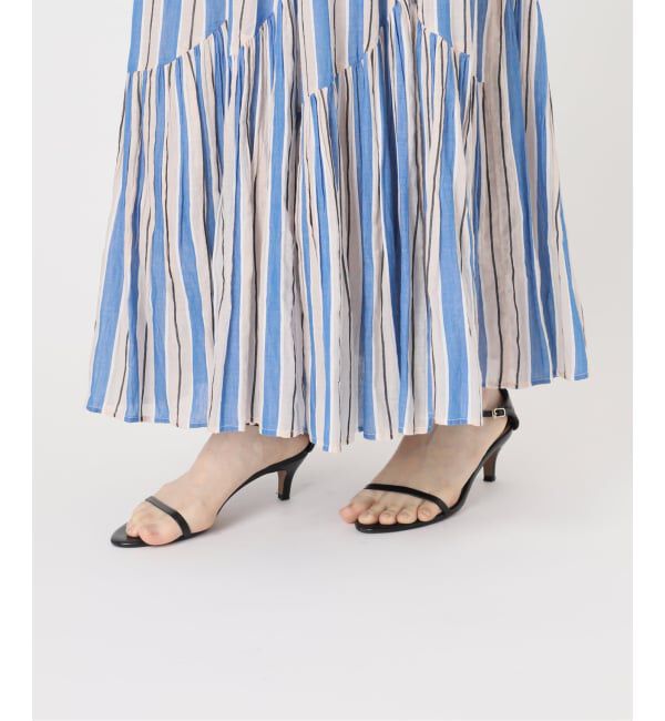 Spick and Span「《別注カラー有 / 予約》ne Quittez pas CottonVoile StripeSlant Panel Skirt*」|スカート|