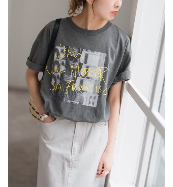 Spick and Span「《別注 / 追加予約》J.J.Mercer / ジェイジェイマーサー Tシャツ」|Tシャツ・カットソー|ブラック A