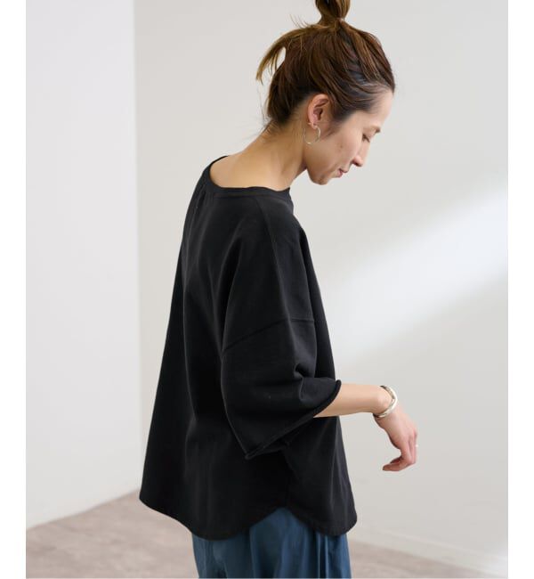 FRAMeWORK「≪WEB限定 / 追加≫ミニ裏毛ハーフスリーブラウンドTee 2」|Tシャツ・カットソー|