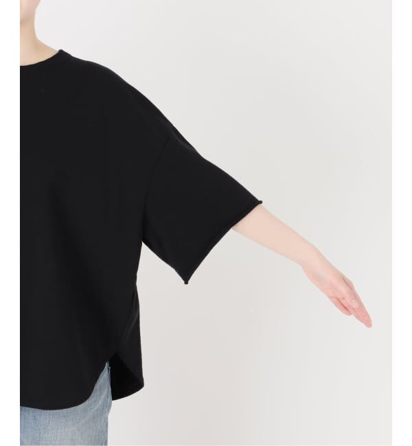 FRAMeWORK「≪WEB限定 / 追加≫ミニ裏毛ハーフスリーブラウンドTee 2」|Tシャツ・カットソー|