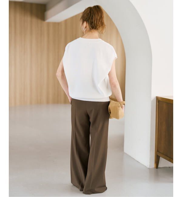 Spick and Span「《WEB限定 / 追加予約》パールボタンウォッシャブルニットベスト」|ニット・セーター|
